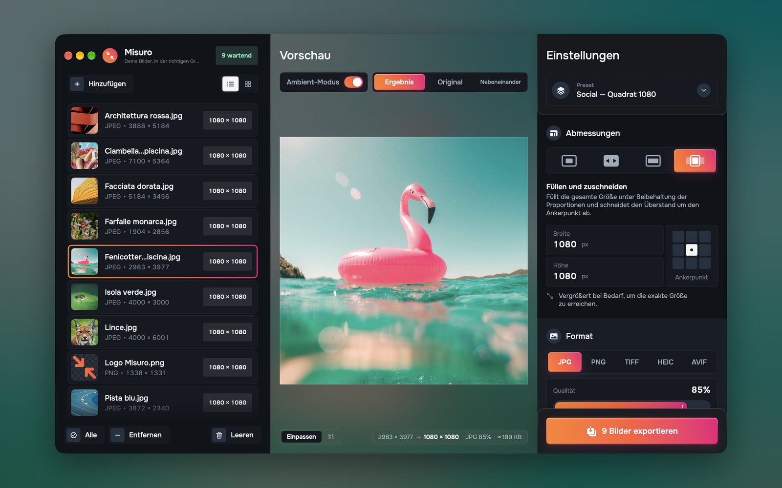 Fertige Presets oder eigene